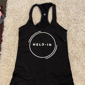 Lululemon Black Racerback tank